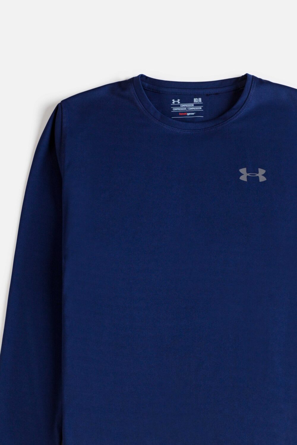 Under Armour Full Sleeves Dri-FIT T Shirt – Navy Blue