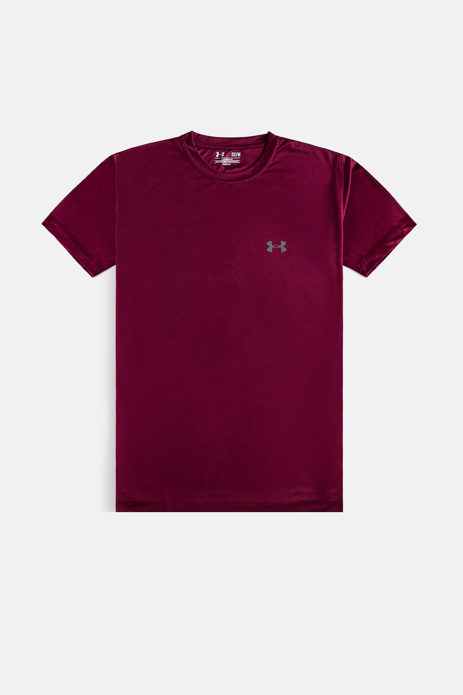 UA Imported Dri-FiT Plain T Shirt – Maroon