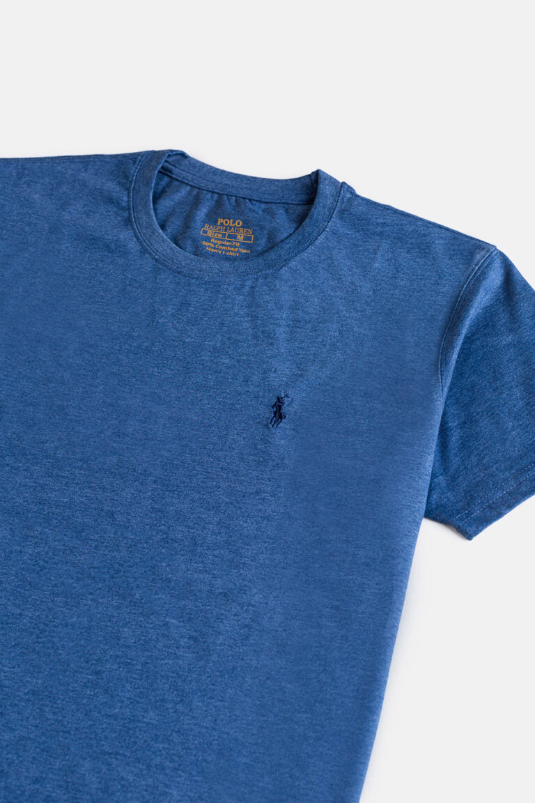 RL Premium Cotton T Shirt – Yale Blue