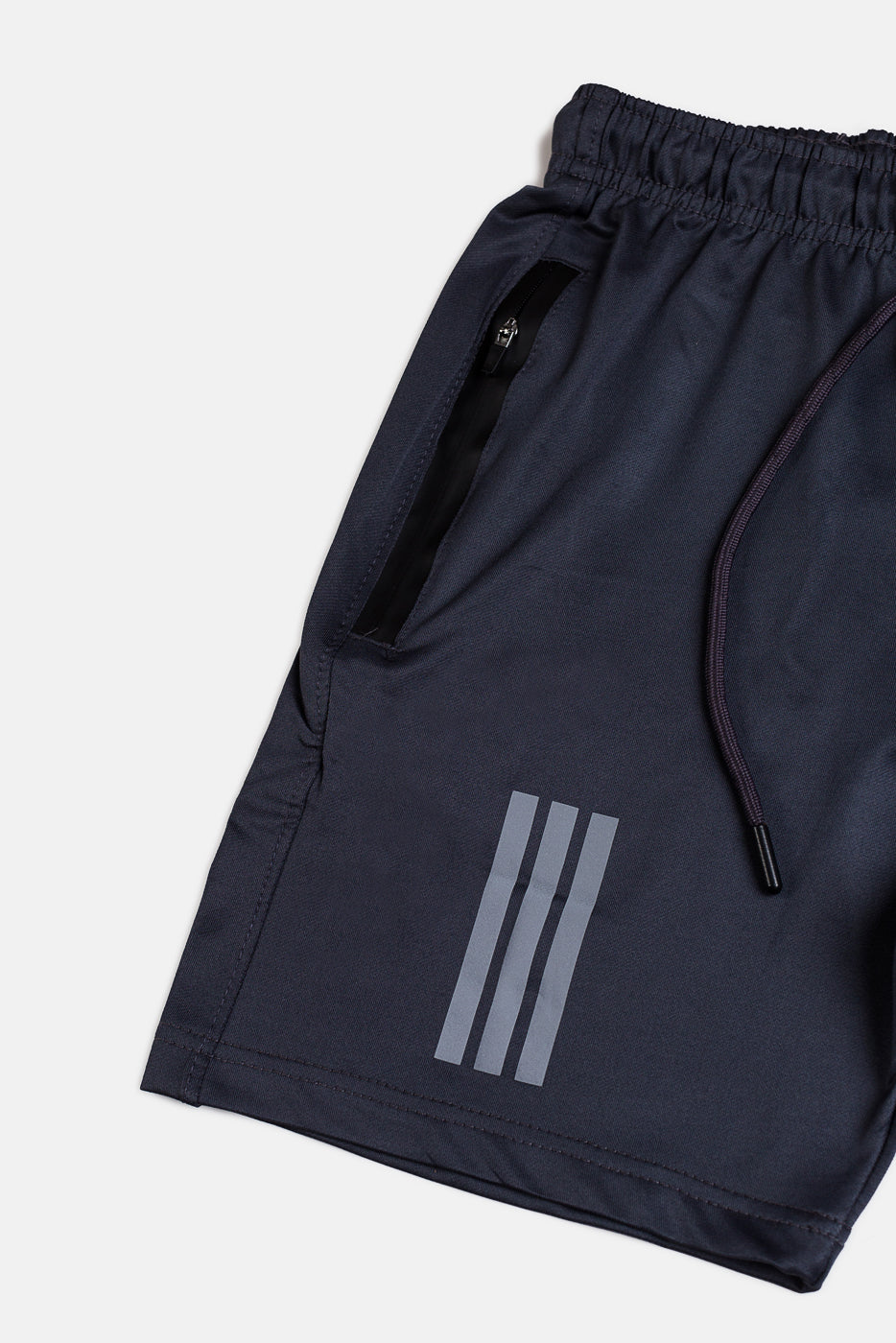 ADDAS Dri Fit Premium 3 Stripes Shorts –  Dark Grey
