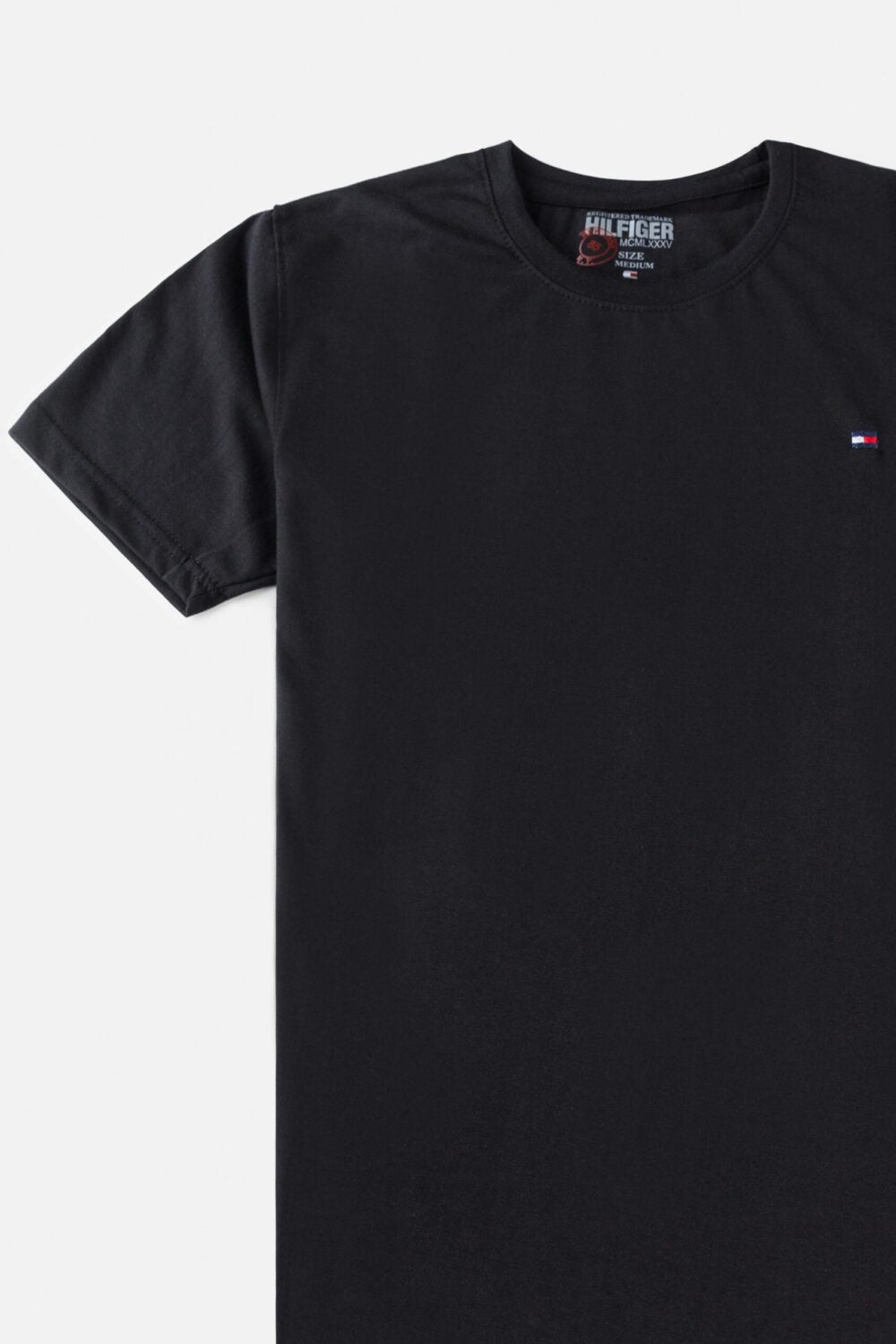 Tommy Premium Cotton T Shirt – Black