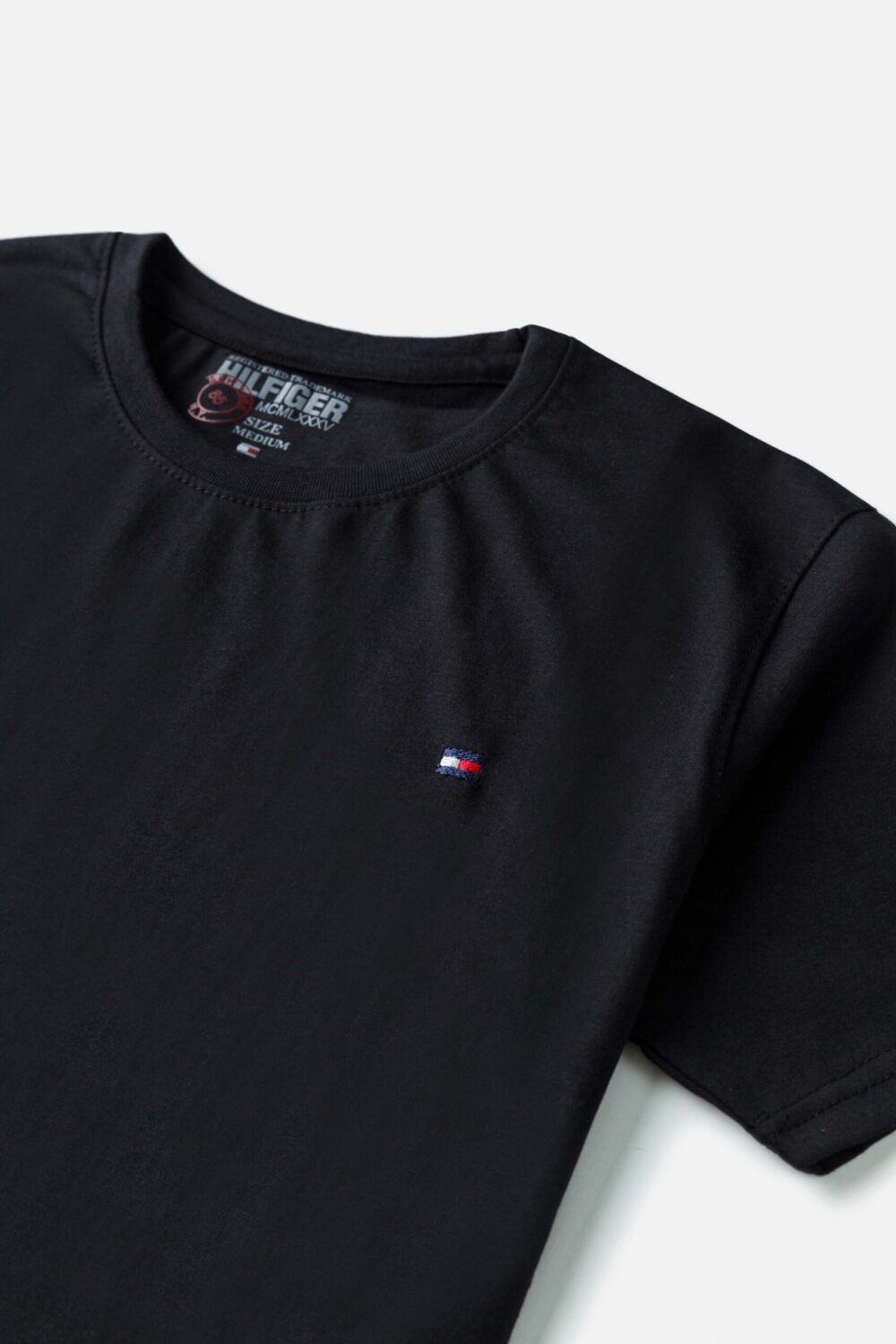 Tommy Premium Cotton T Shirt – Black