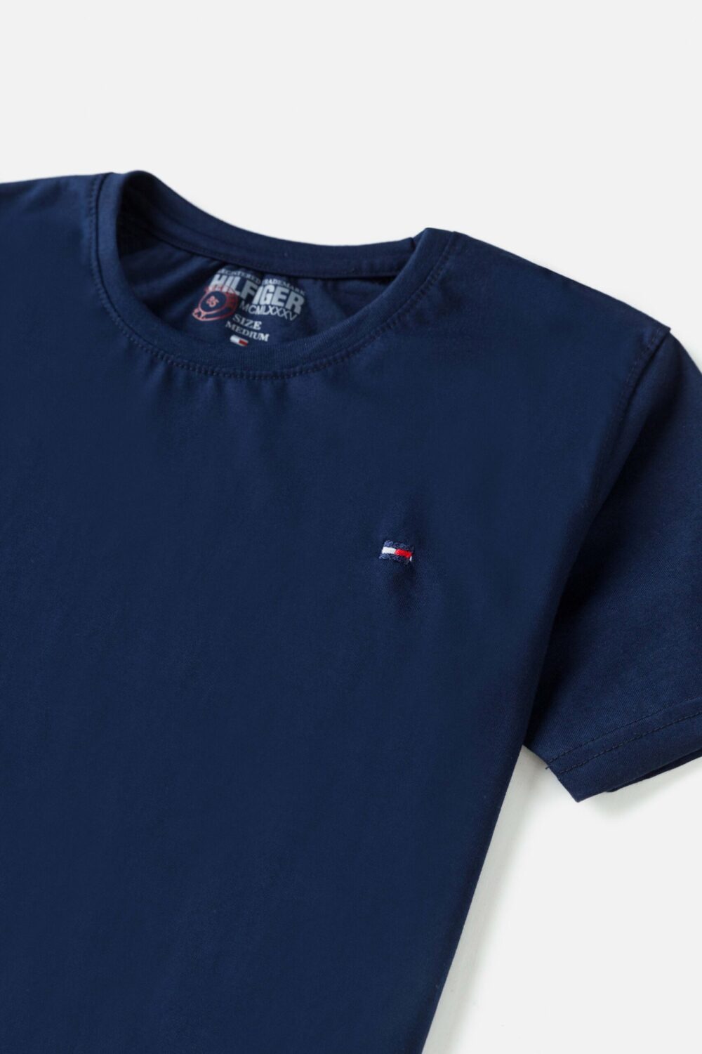 Tommy Premium Cotton T Shirt – Navy Blue