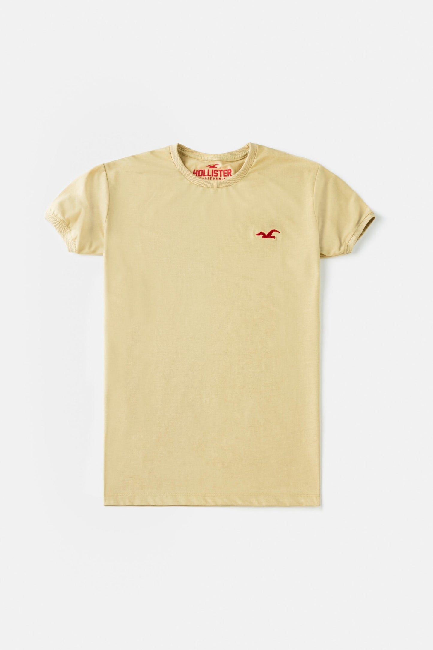 Holister Cotton Basic T Shirt – Ivory