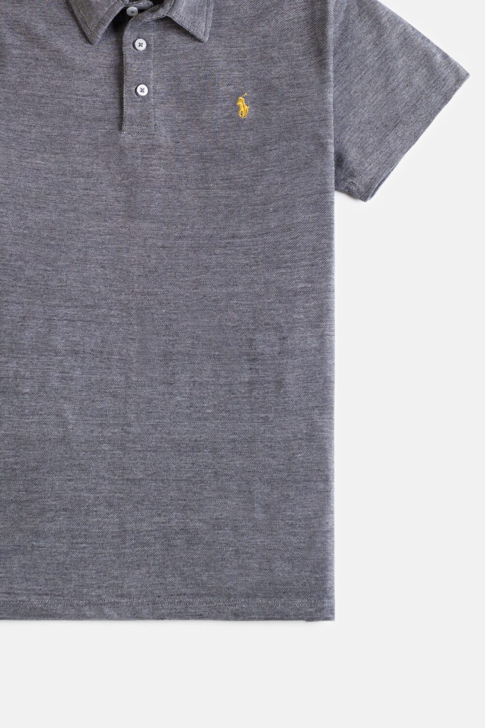 RL Premium Self Collar Polo Shirt – Lava Grey