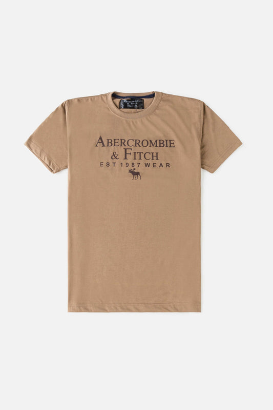 Abercrombie & Fitch Basic T Shirt – Khaki