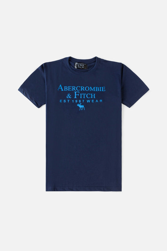 Abercrombie & Fitch Basic T Shirt – Navy Blue