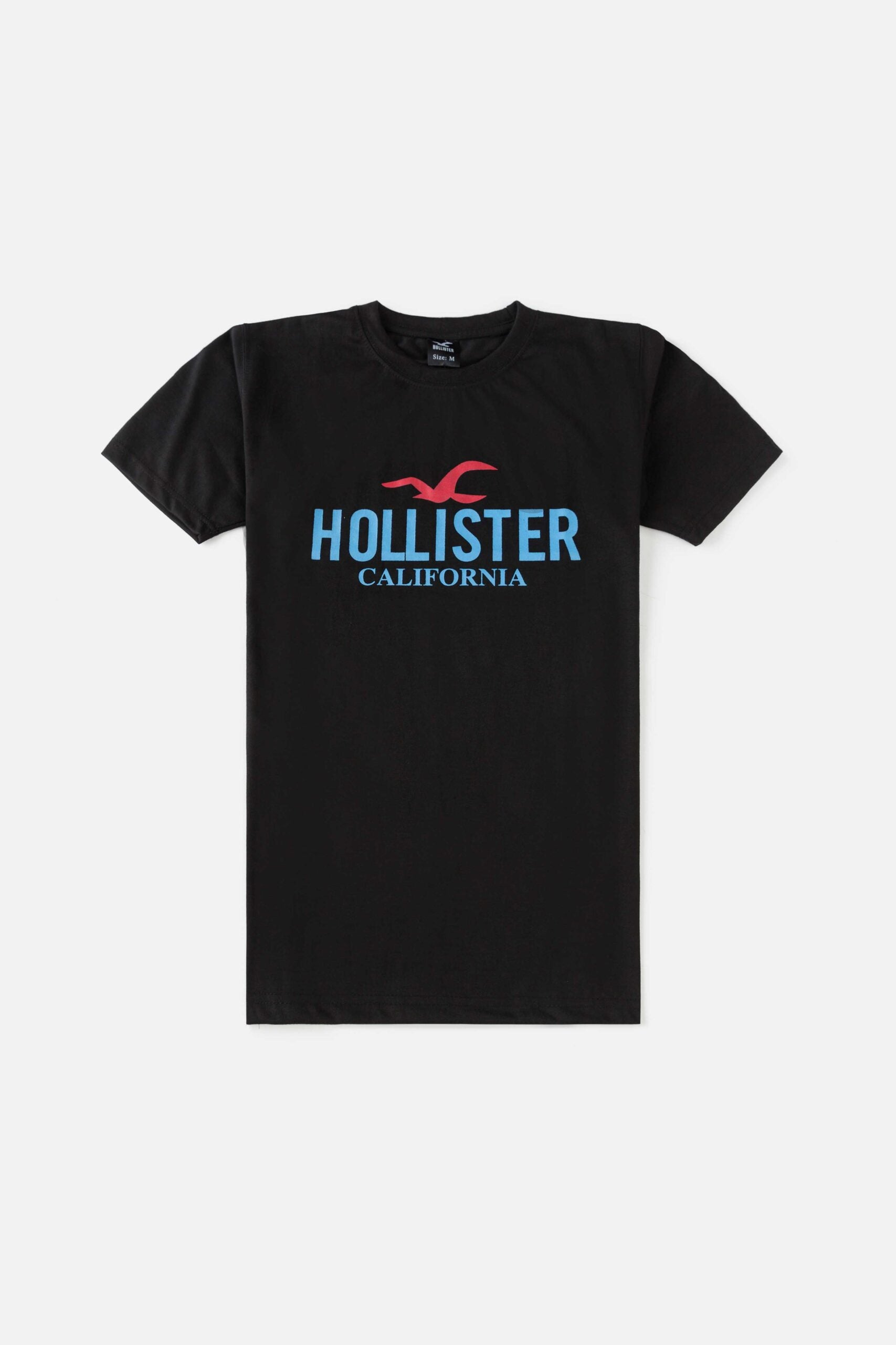 Holister Cotton Print T Shirt – Black – Smart Living