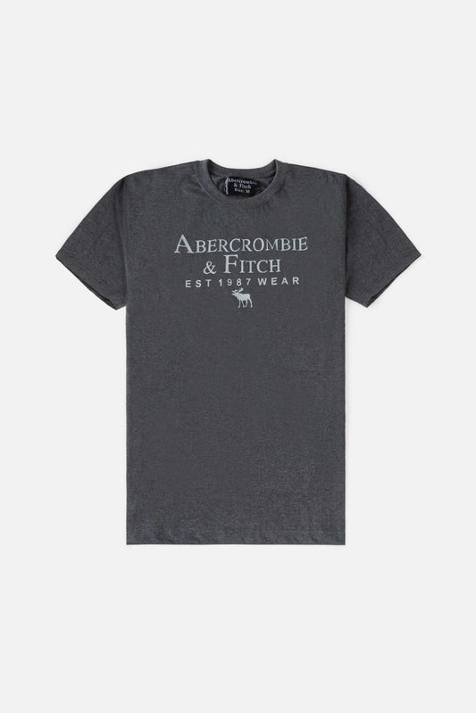 Abercrombie & Fitch Basic T Shirt – Charcoal