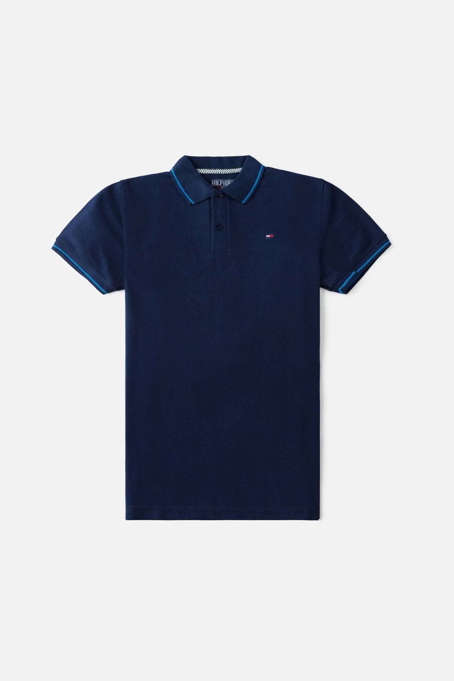 Tommy Tipped Pique Polo shirt – Navy Blue