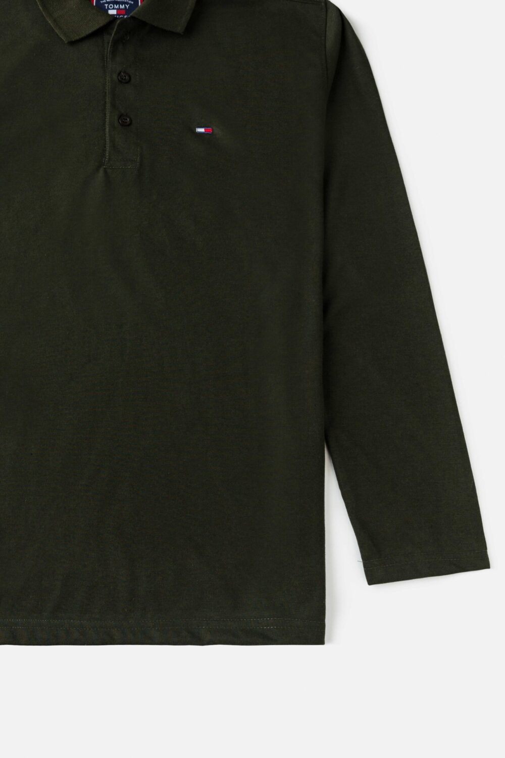 Tommy Premium Full Polo Shirt – Army Green