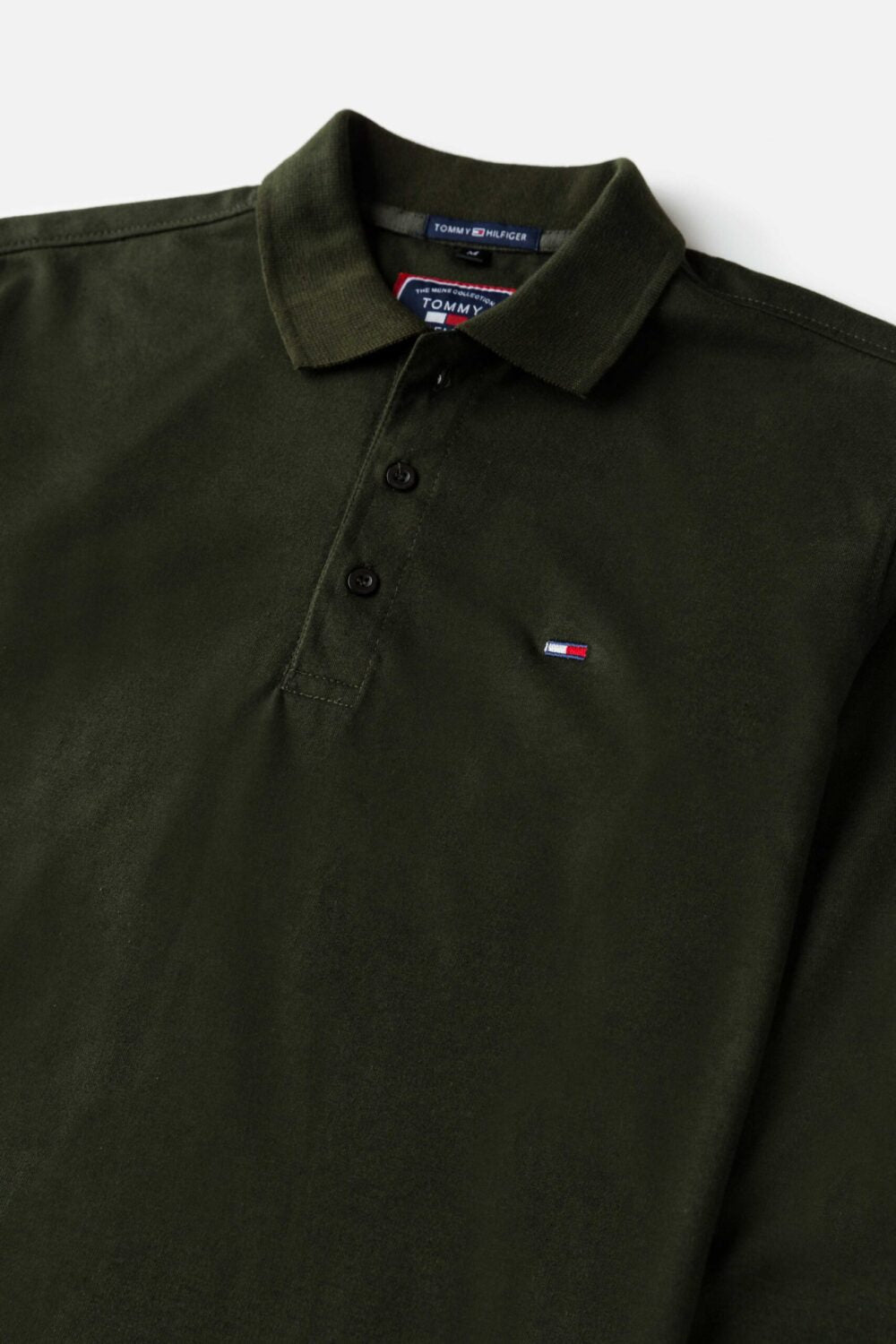 Tommy Premium Full Polo Shirt – Army Green