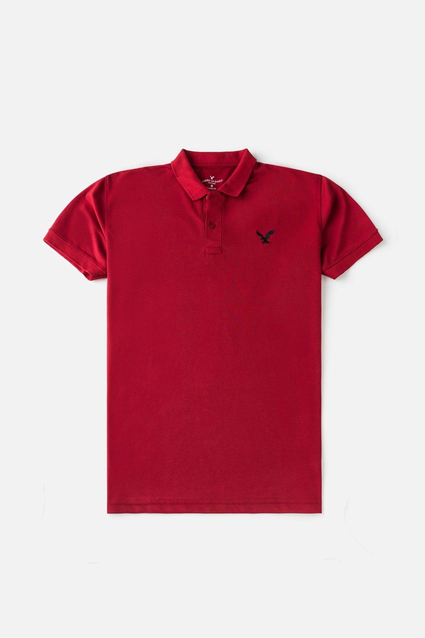 AE Imported Pique Polo shirt – Blood Red