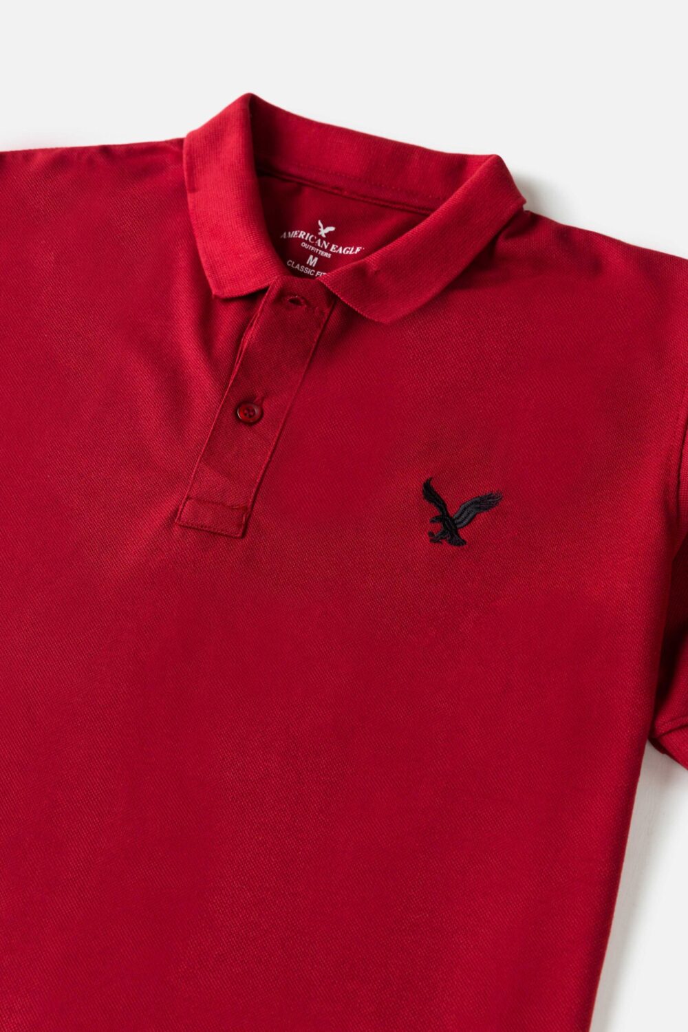 AE Imported Pique Polo shirt – Blood Red
