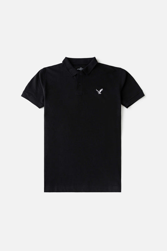 AE Imported Pique Polo shirt – Black