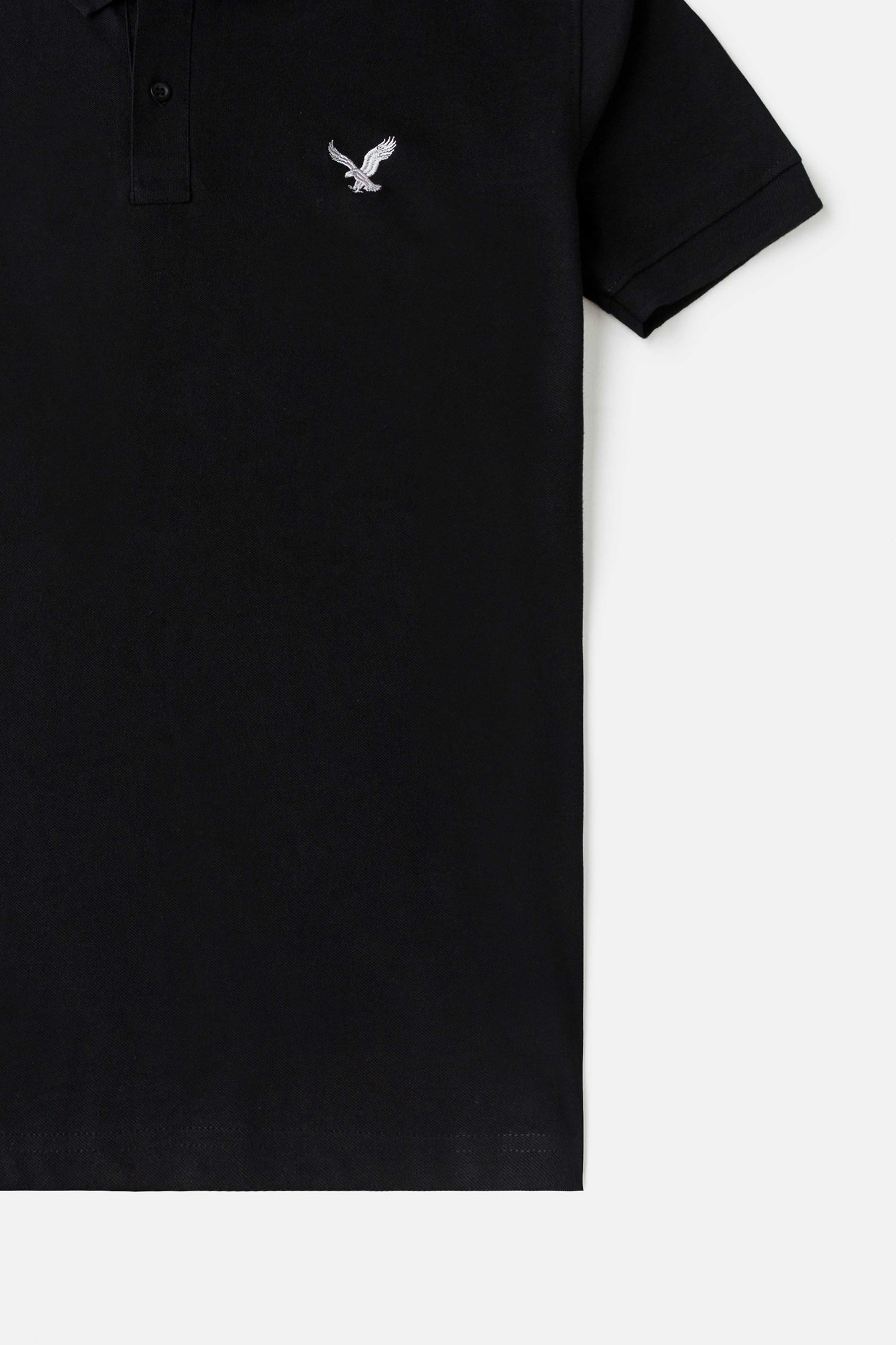AE Imported Pique Polo shirt – Black