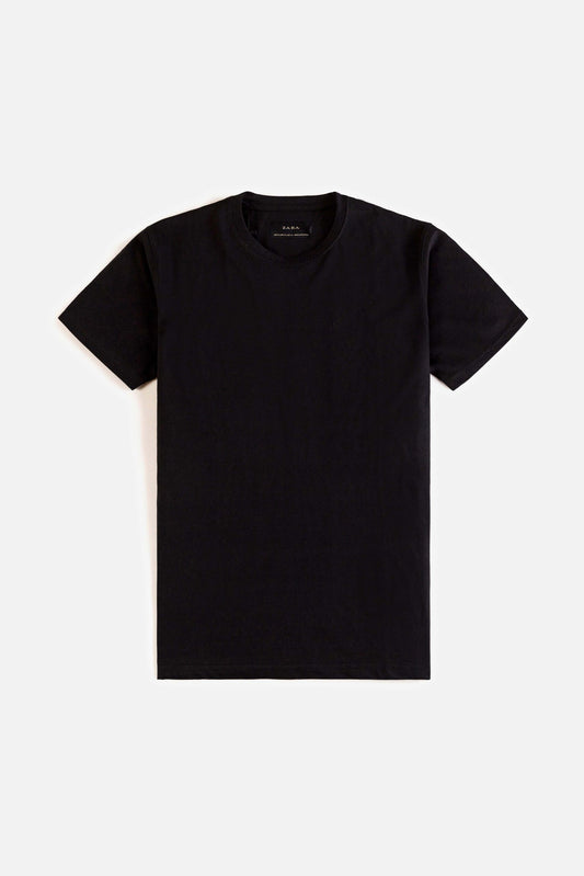 ZR Premium Basic Cotton T Shirt – Matte Black