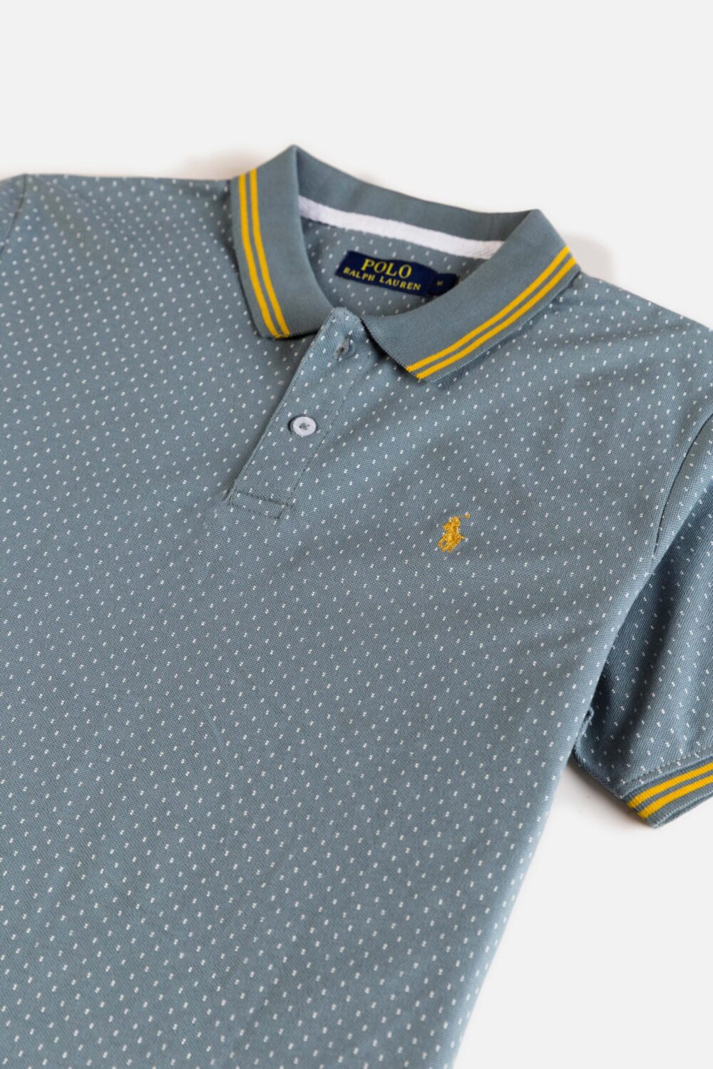 RL Premium Tipping Dotted Polo Shirt – Seal