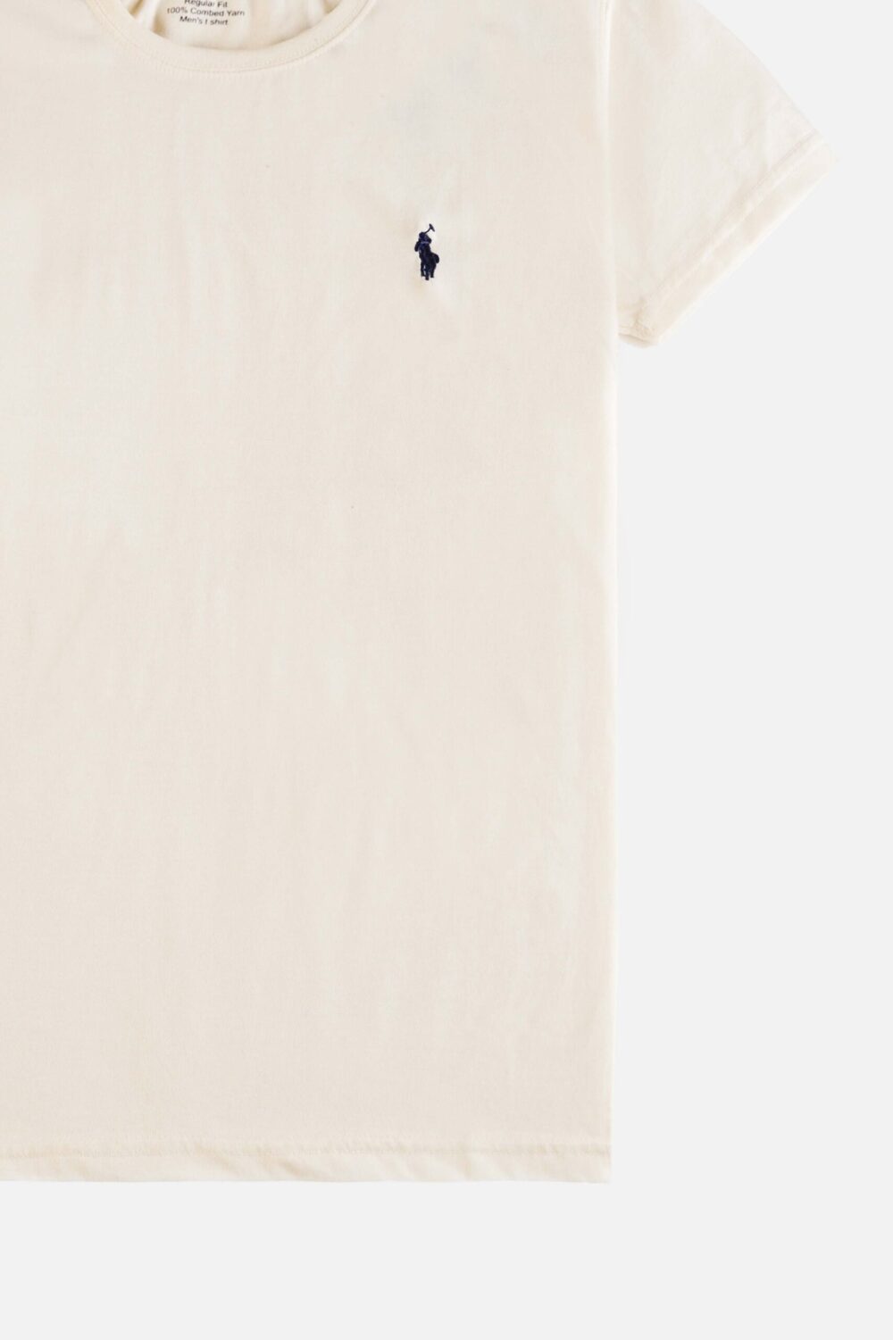 RL Premium Cotton T Shirt – Ivory