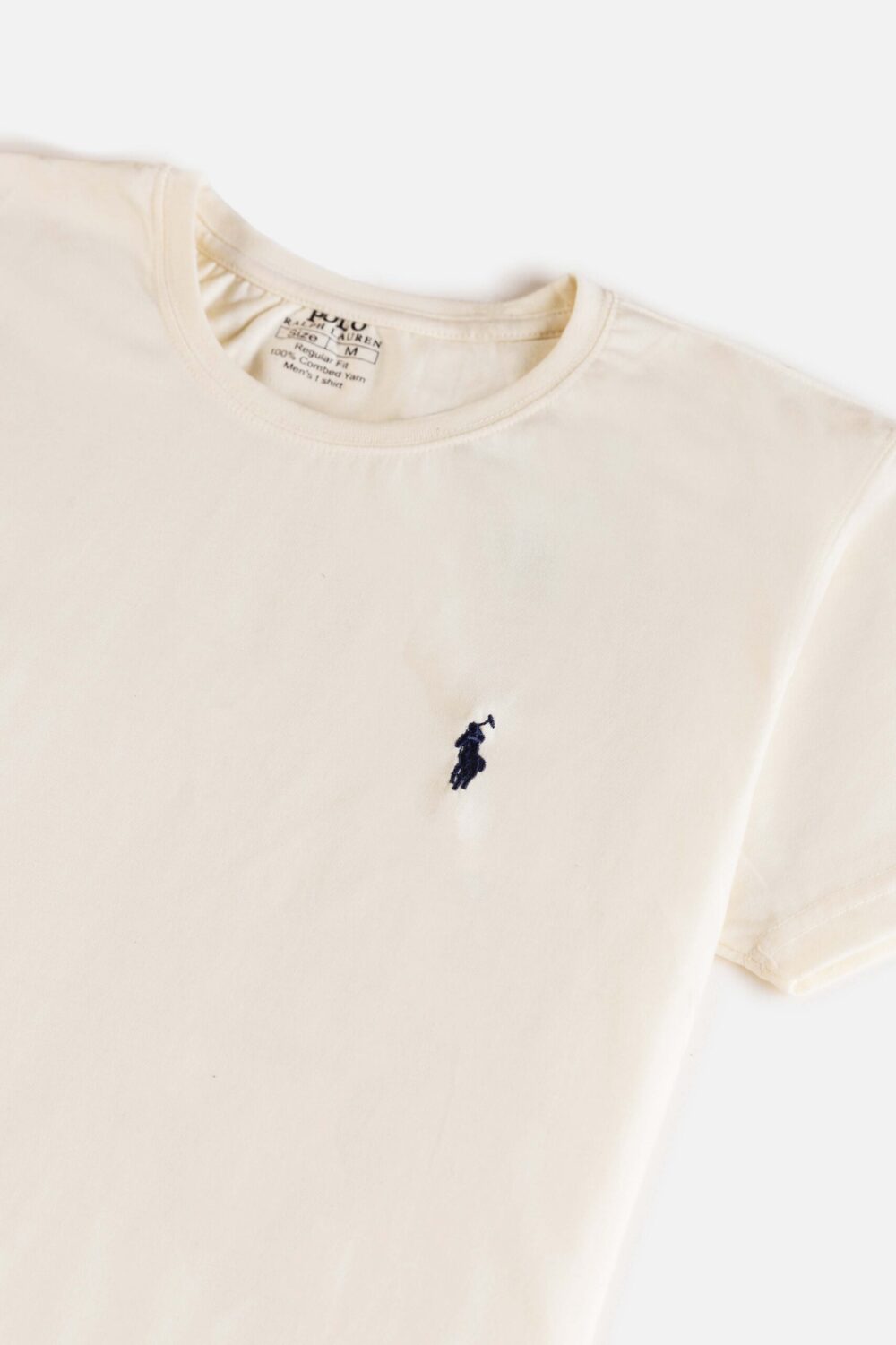 RL Premium Cotton T Shirt – Ivory