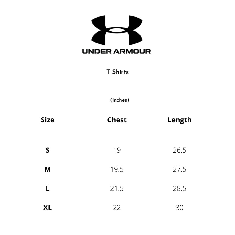 UA Basic Printed Full Tee Shirt – Charcoal