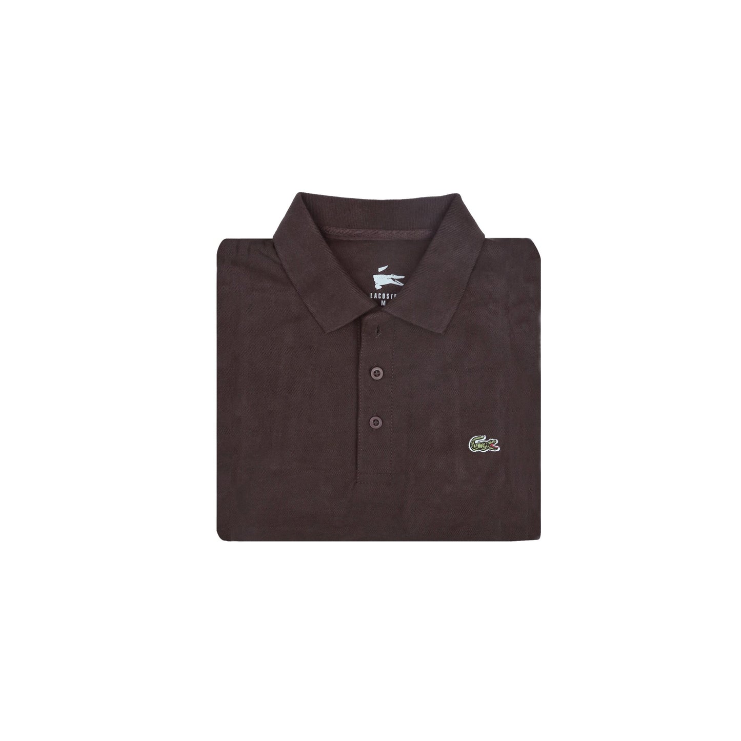 Lacoste Pique Polo Shirt – Brown
