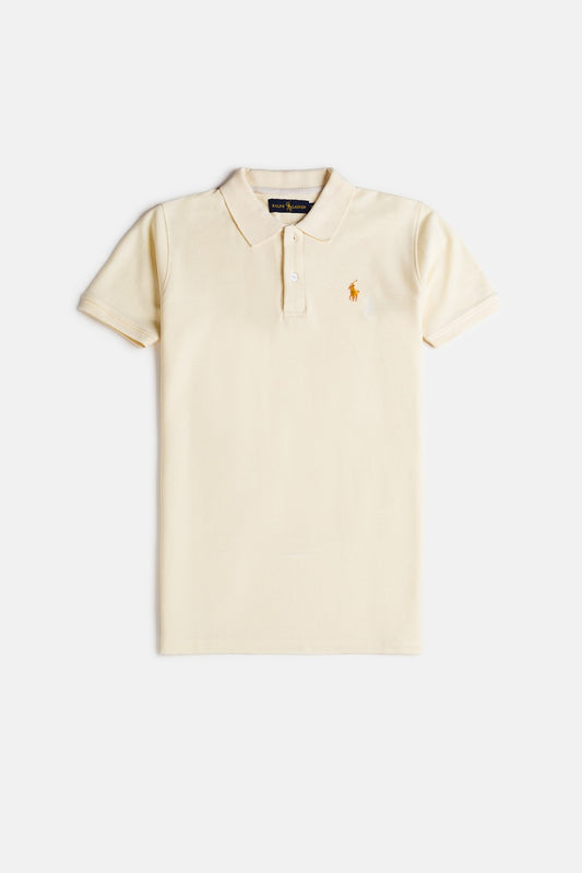 RL Premium Imported Polo Shirt - Ivory