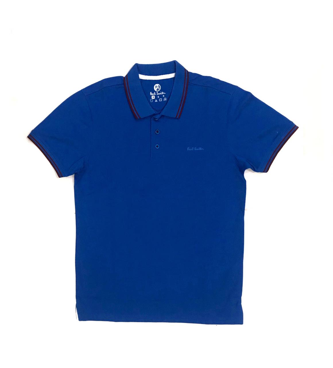 Paul Smith Cotton Polo Shirt – Deep Blue