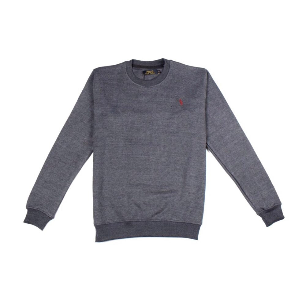 RL Premium Cotton Fleece Sweatshirt – Charcoal