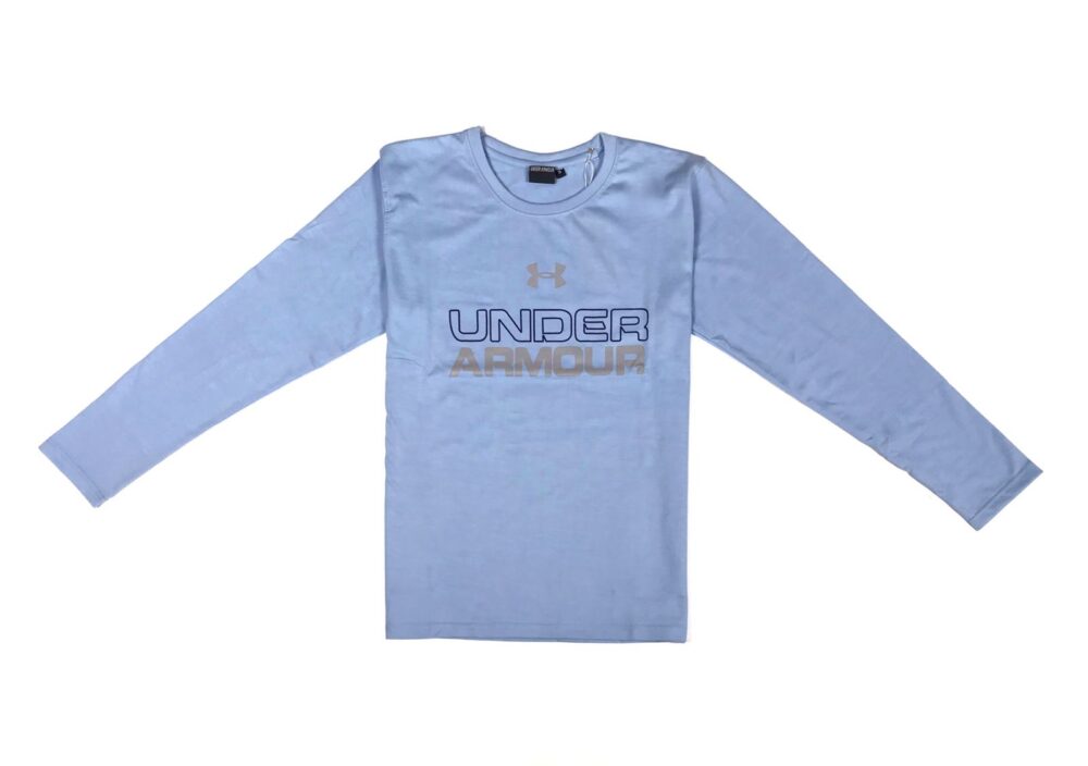 UA Basic Printed Full Tee Shirt – Sky Blue