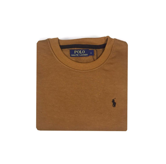 RL Premium Cotton Terry Sweatshirt – Mustard