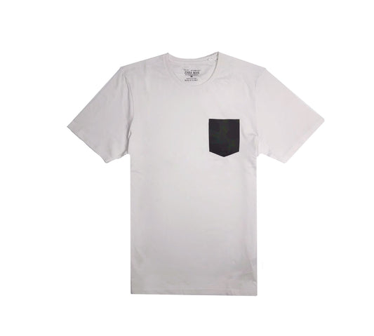 ZR Cotton Premium One Pocket T Shirt – White