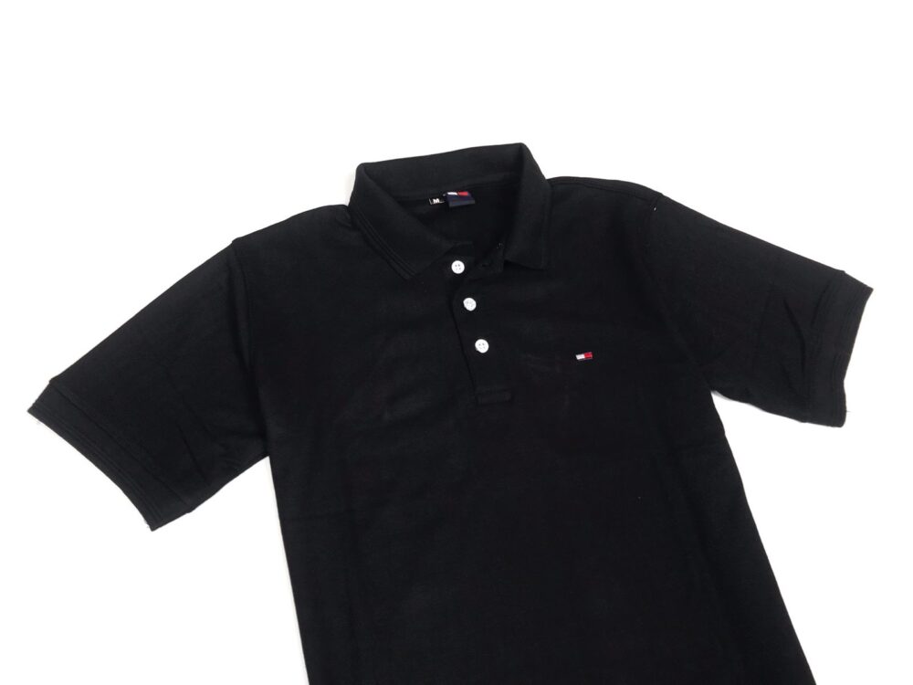 Tommy Pique Polo shirt – Black