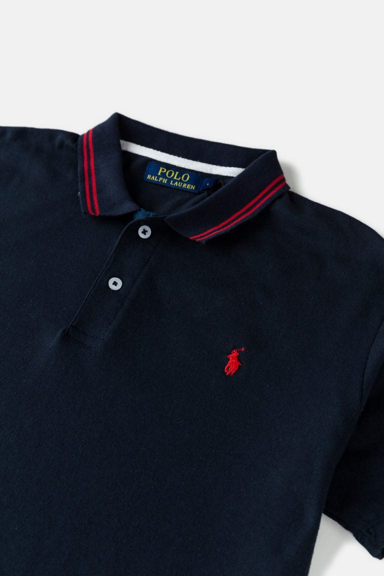 RL Imported Tipping Pique Polo Shirt – Royal Blue