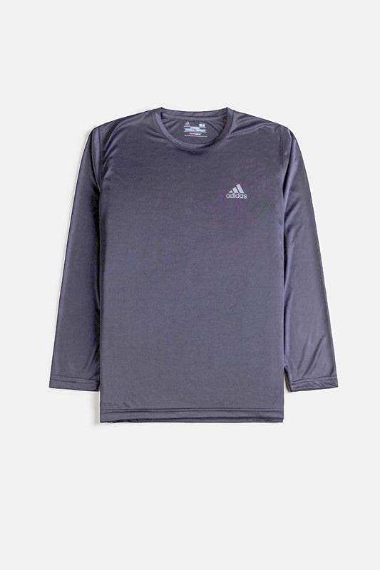 Adidas Premium Full Sleeves Dri-FIT T Shirt – Grey