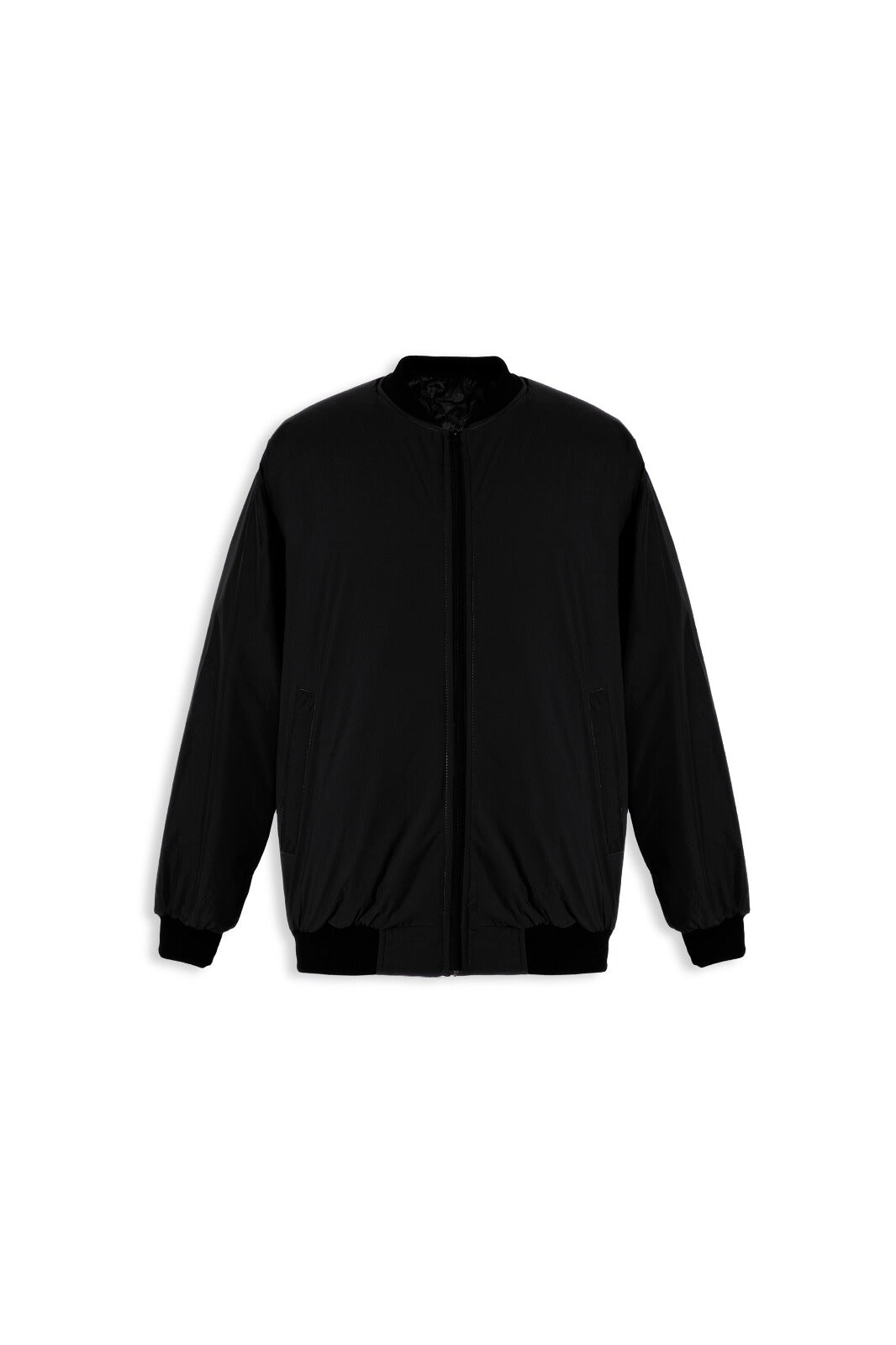 ZR Premium Quilted Bomber Jacket - Black