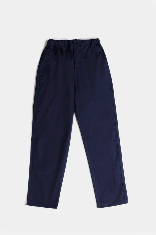 ZR Premium Straight Cotton Jogger Pant - Navy Blue