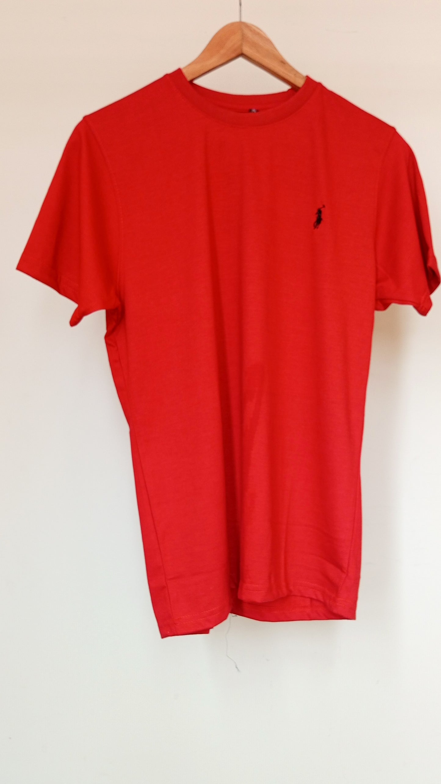 RL Premium Cotton T Shirt – Red