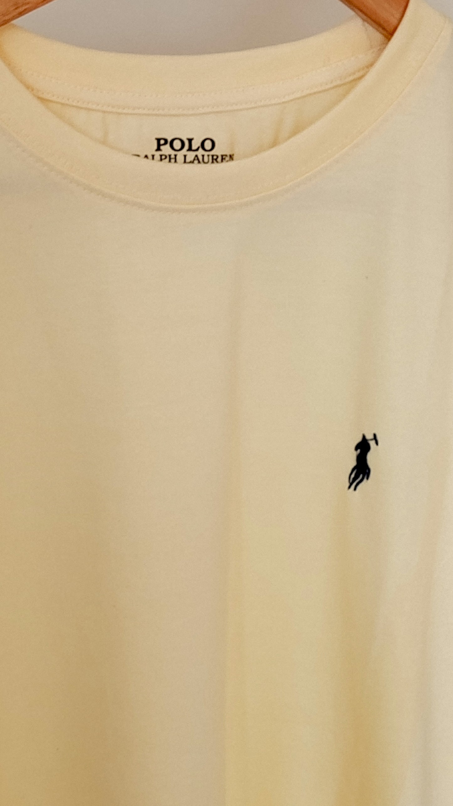 RL Premium Cotton T Shirt – Ivory