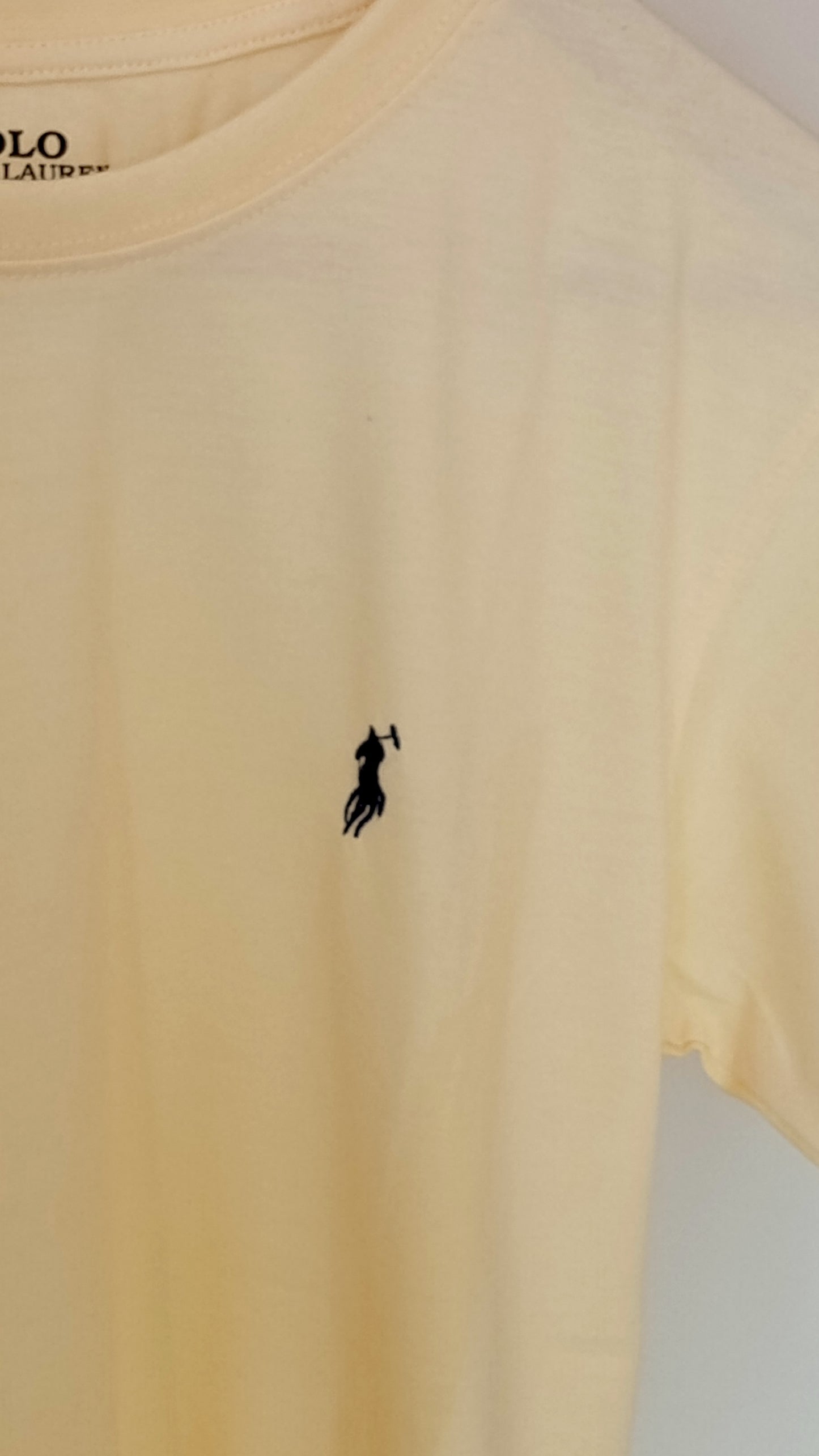 RL Premium Cotton T Shirt – Ivory