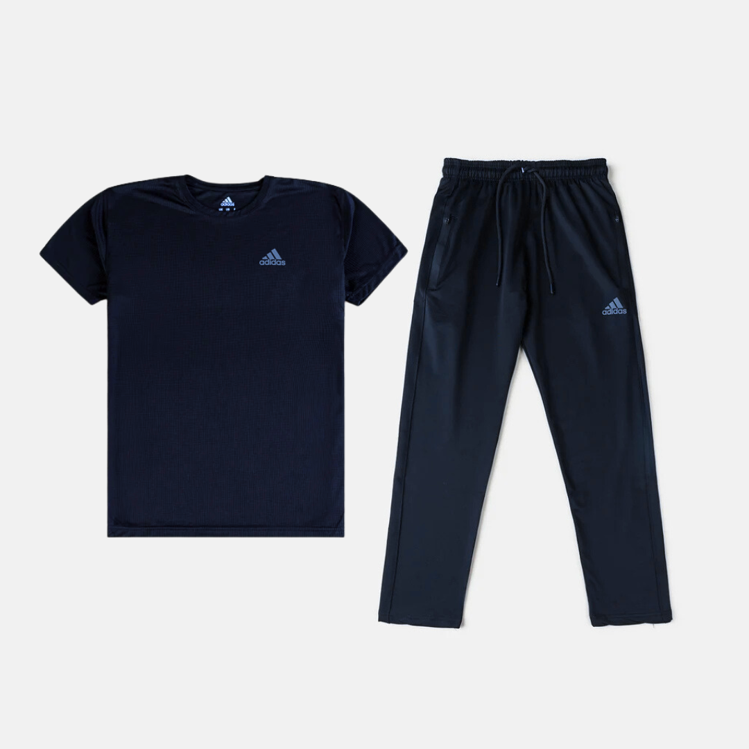 Adidas Premium Tracksuit - Navy Blue