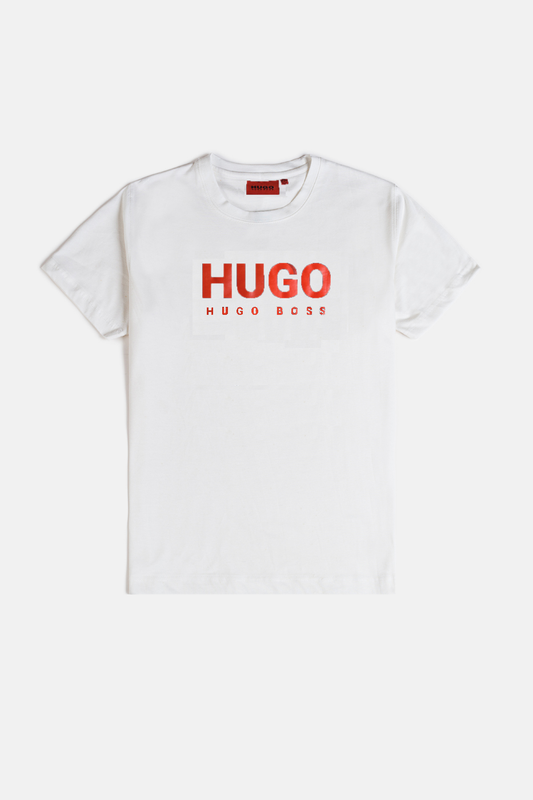 HB Imported Print T Shirt – White